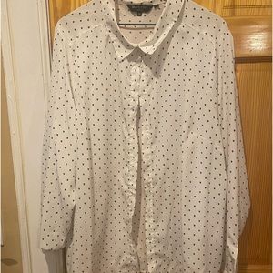 Heart Dot Button Down Shirt